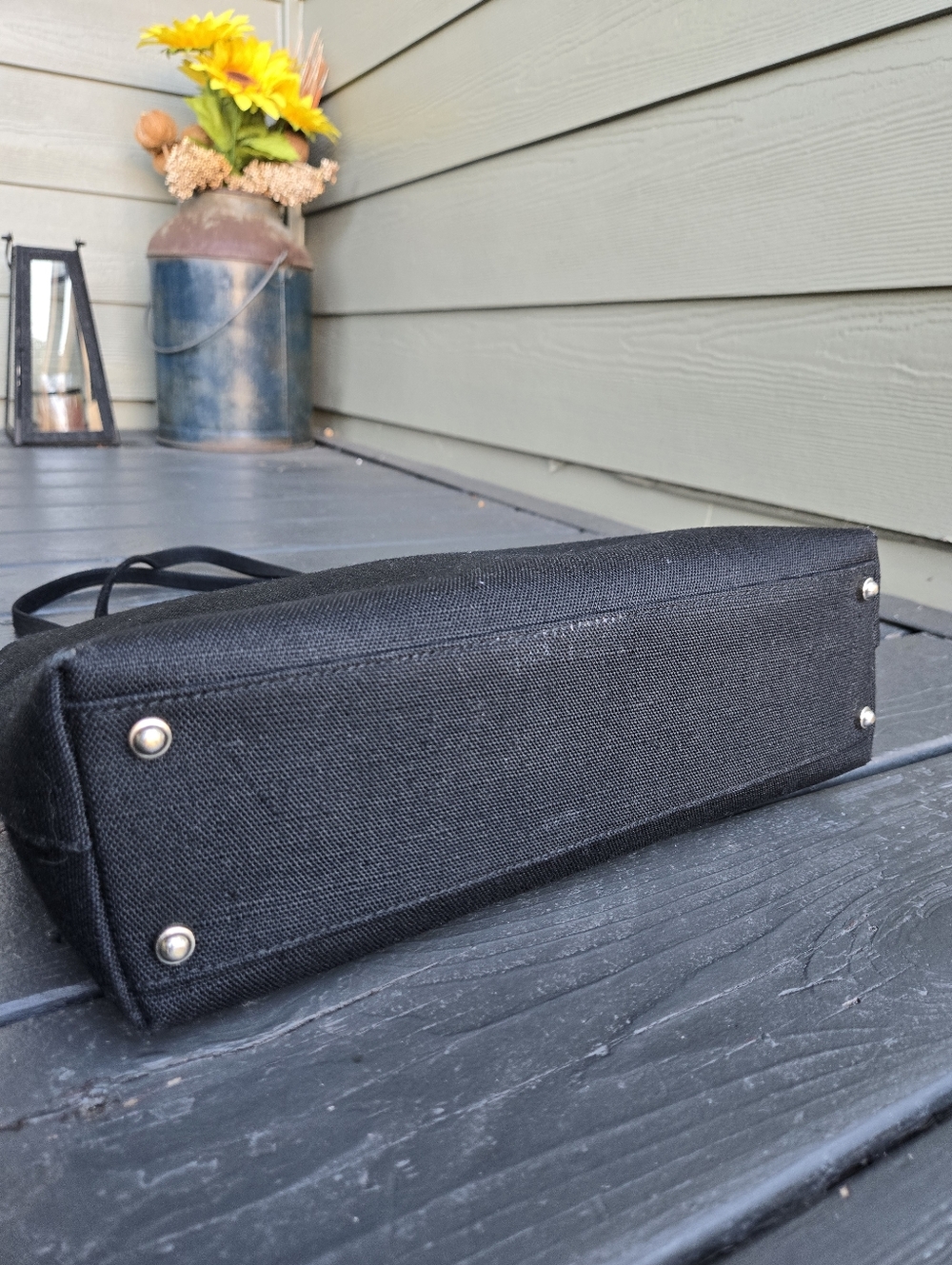 Kate Spade Black Canvas Tote - Picture 9 of 16